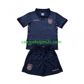Ecuador Bambino Maglia Trasferta World Cup 2026 Manica Corta